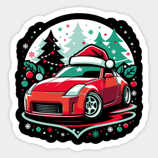 RED 350Z CHRISTMAS EDITION Sticker